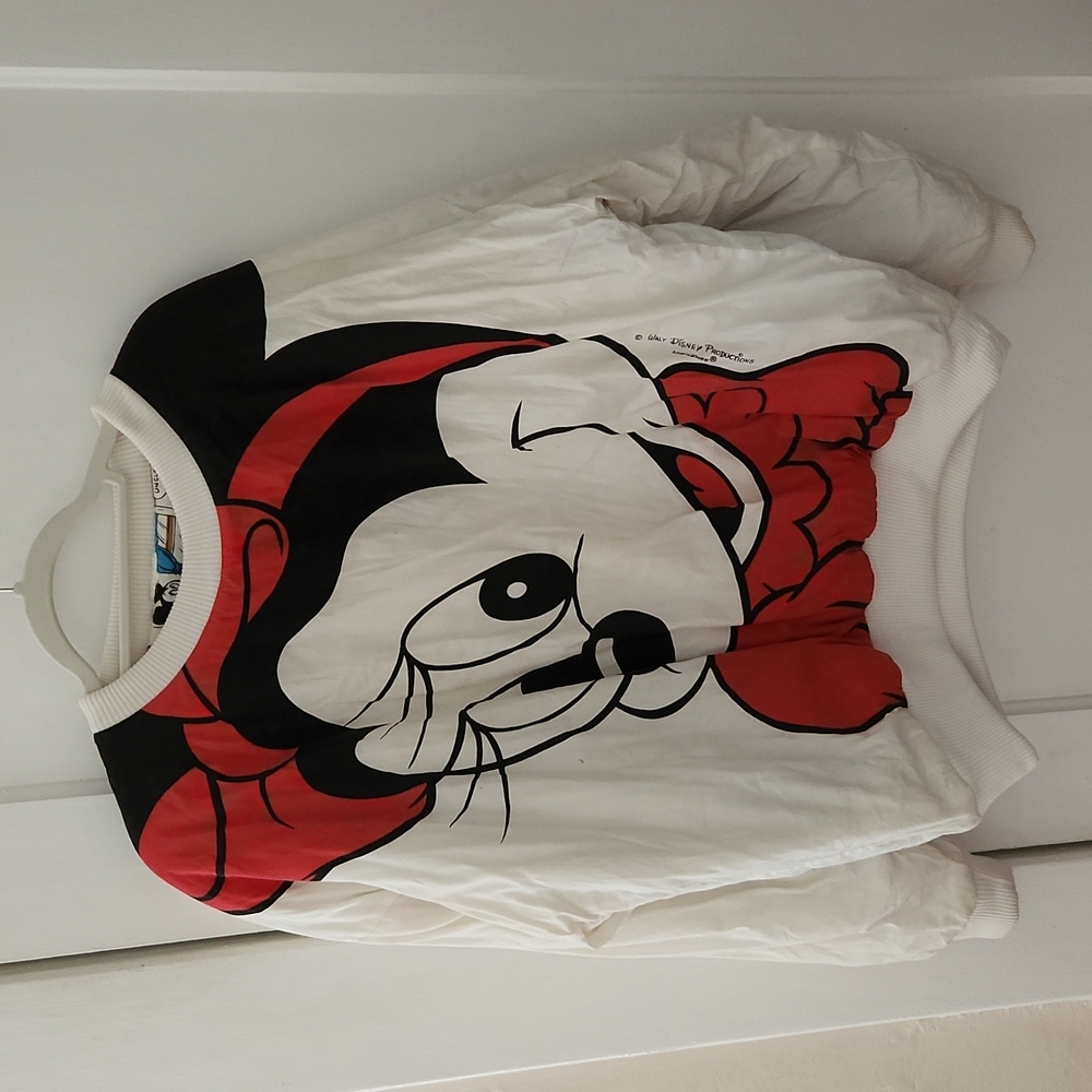 SOLD Vintage reversible Minnie Mouse and Mickey Mouse Cartoon sweater